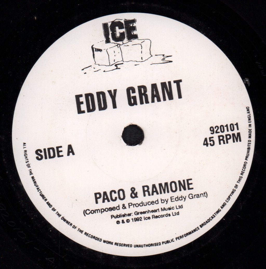 Eddy Grant - Paco And Ramone - 7 Inch