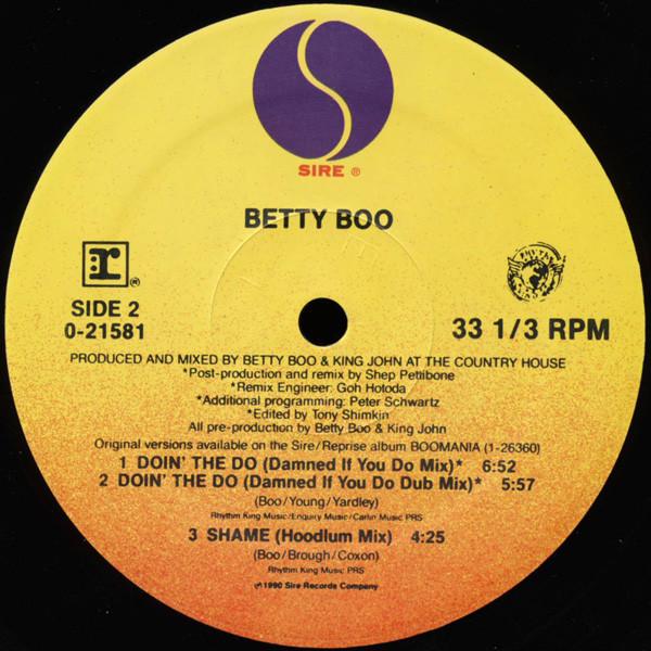 Betty Boo - Doin' The Do - 12 Inch