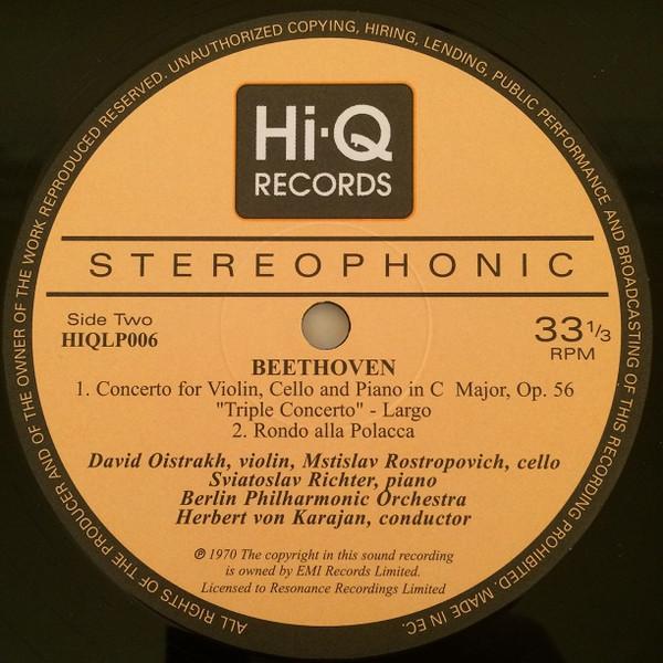 Berliner Philharmoniker - Beethoven Triple Concerto - Lp