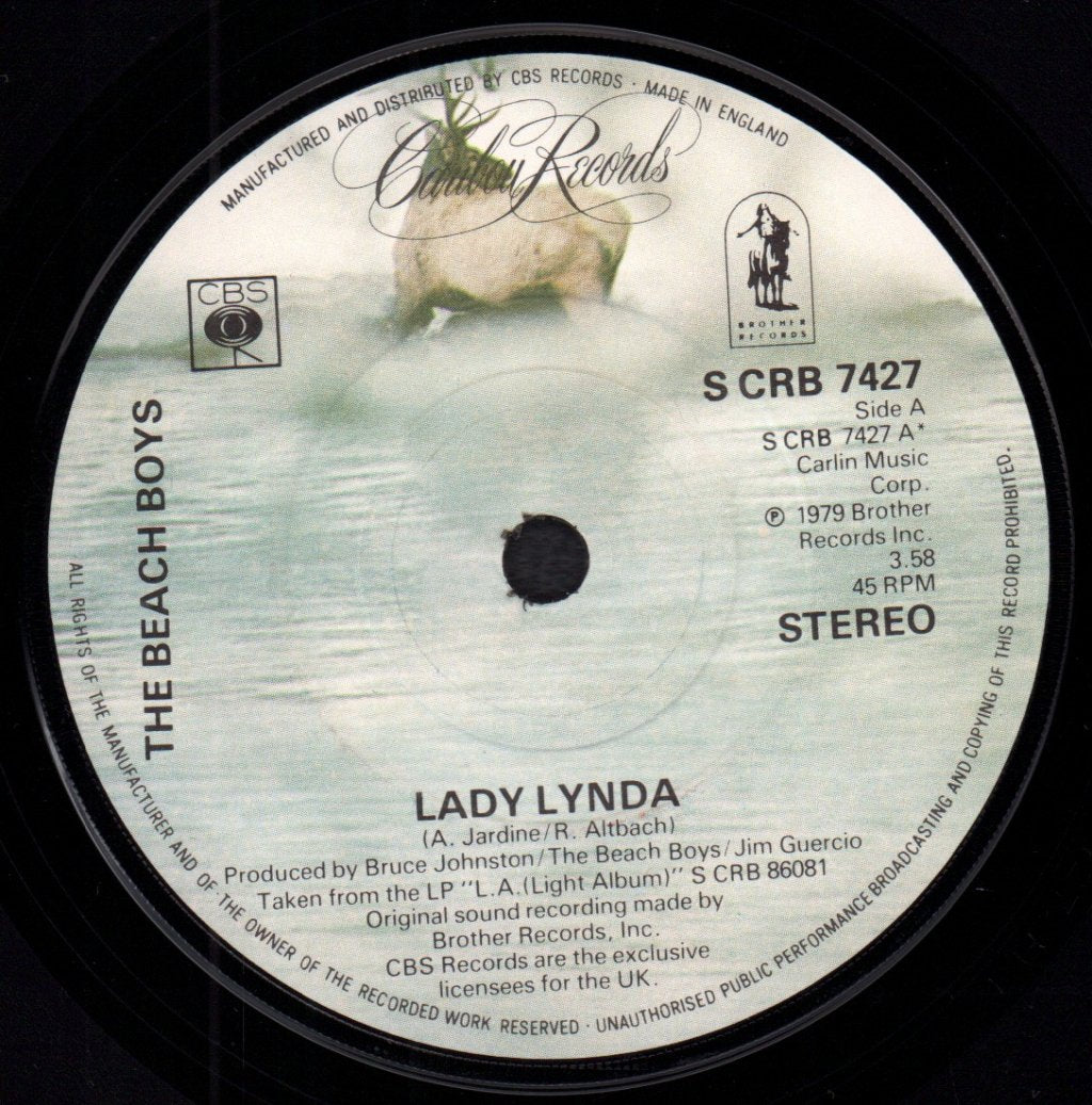 Beach Boys - Lady Lynda - 7 Inch