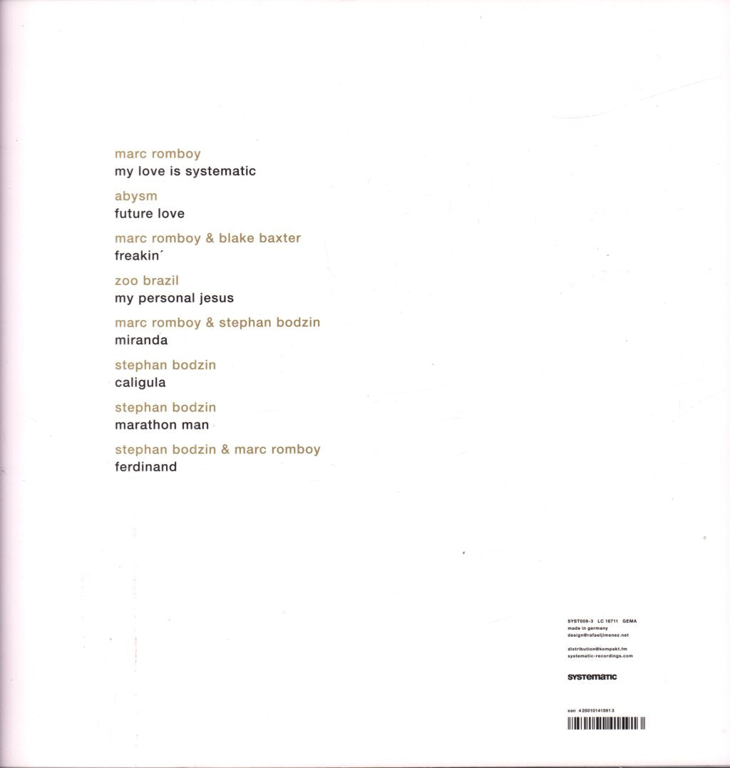 Various Artists - Systematic Early Tapes 2004-2005 - Double 12 Inch