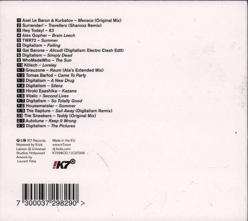 Digitalism - DJ-Kicks - Cd