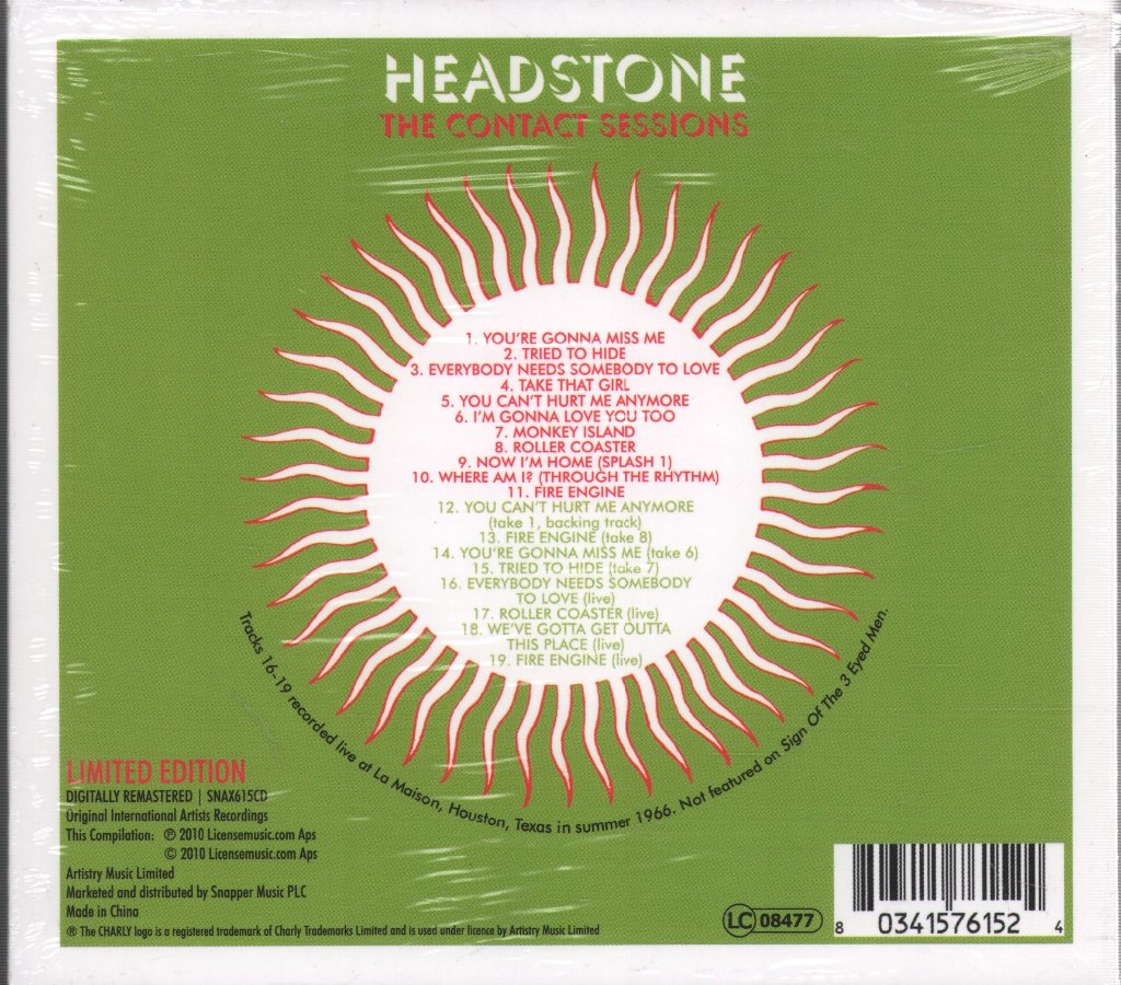 13th Floor Elevators - Headstone: The Contact Sessions - Cd Set