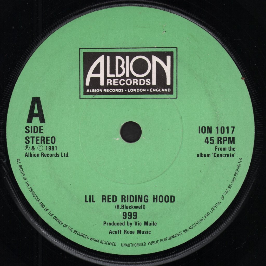 999 - Lil Red Riding Hood - 7 Inch