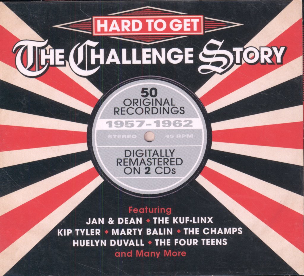 Various Artists - Hard To Get, The Challenge Story - Double Cd