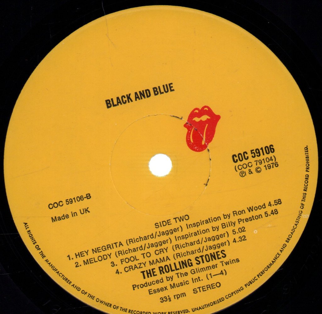 Rolling Stones - Black And Blue - Lp