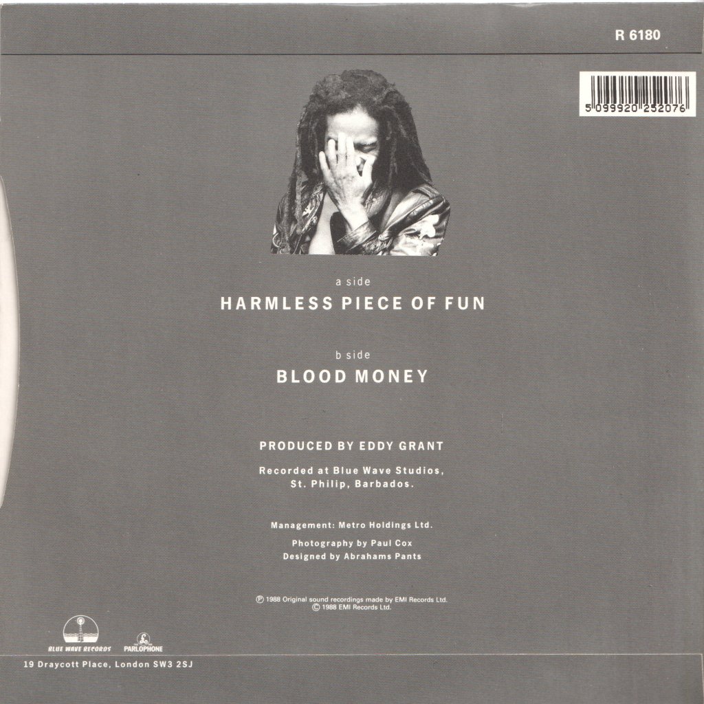 Eddy Grant - Harmless Piece Of Fun - 7 Inch