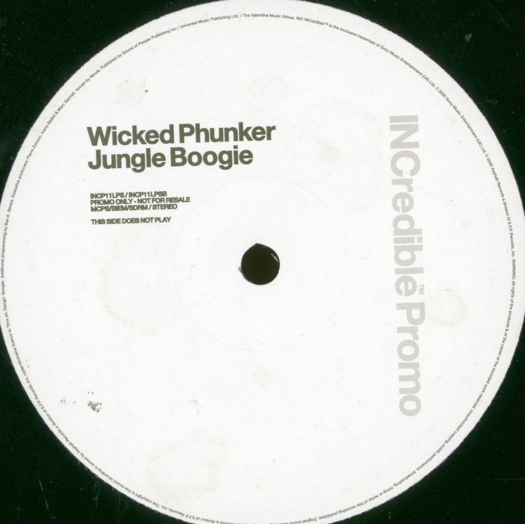 Wicked Phunker - Jungle Boogie - 12 Inch
