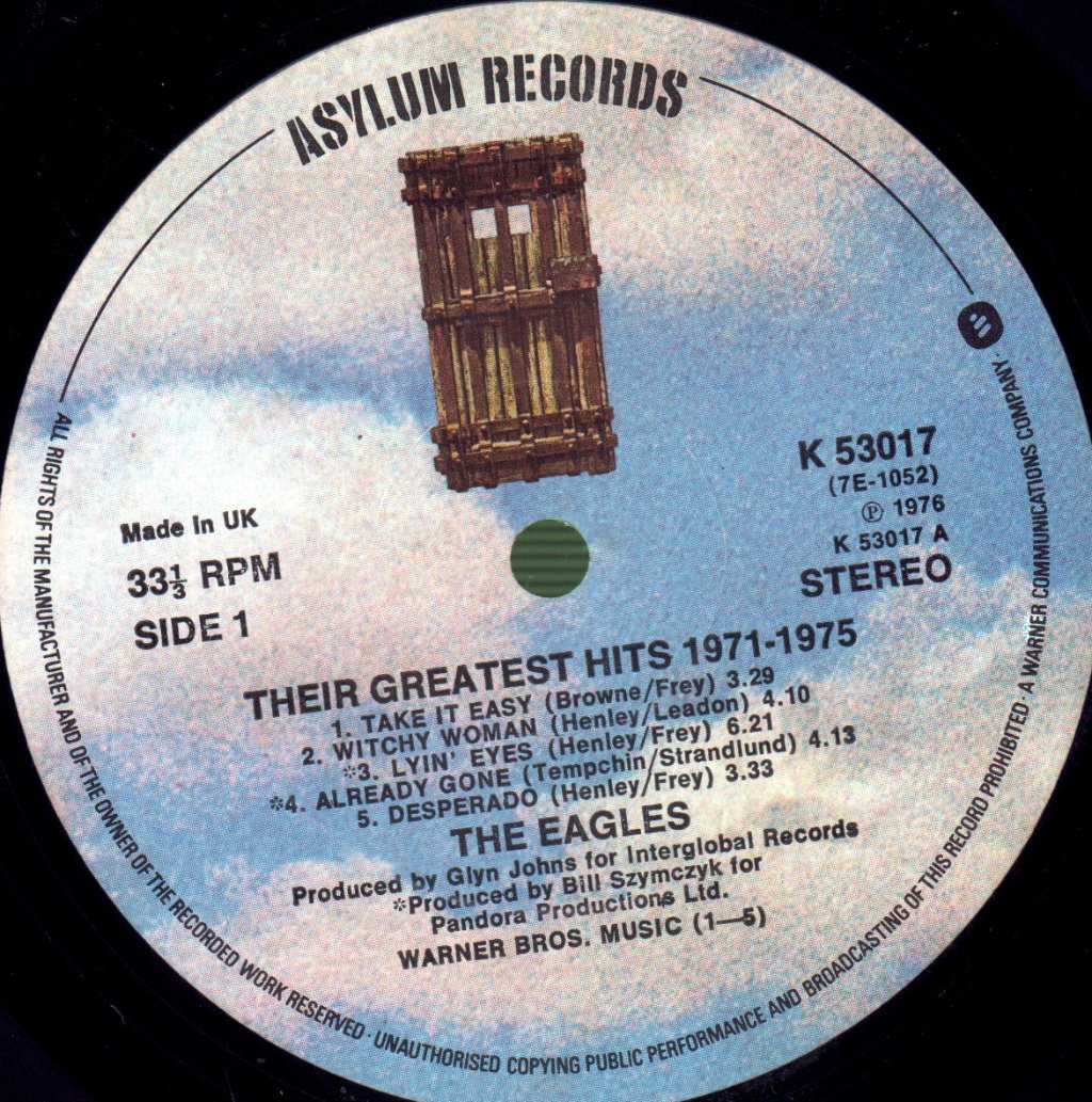 Eagles - Their Greatest Hits 1971-1975 - Lp