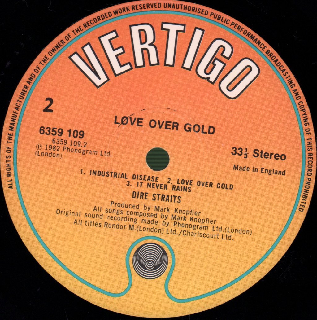 Dire Straits - Love Over Gold - Lp