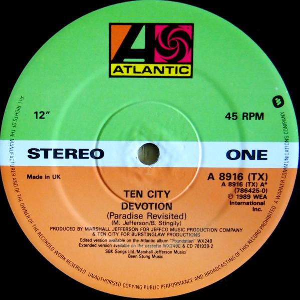 Ten City - Devotion - 12 Inch
