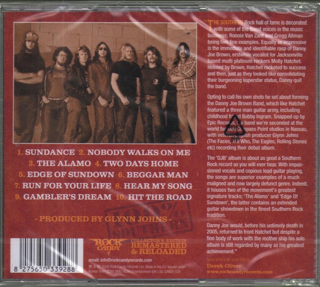 Danny Joe Brown Band - Danny Joe Brown And The Danny Joe Brown Band - Cd