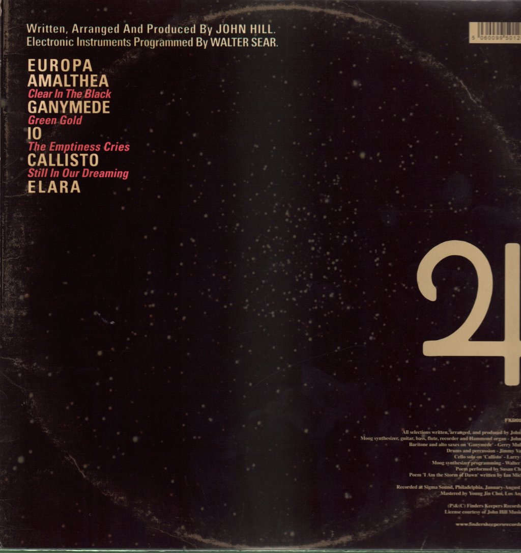 John Hill - Six Moons Of Jupiter - Lp