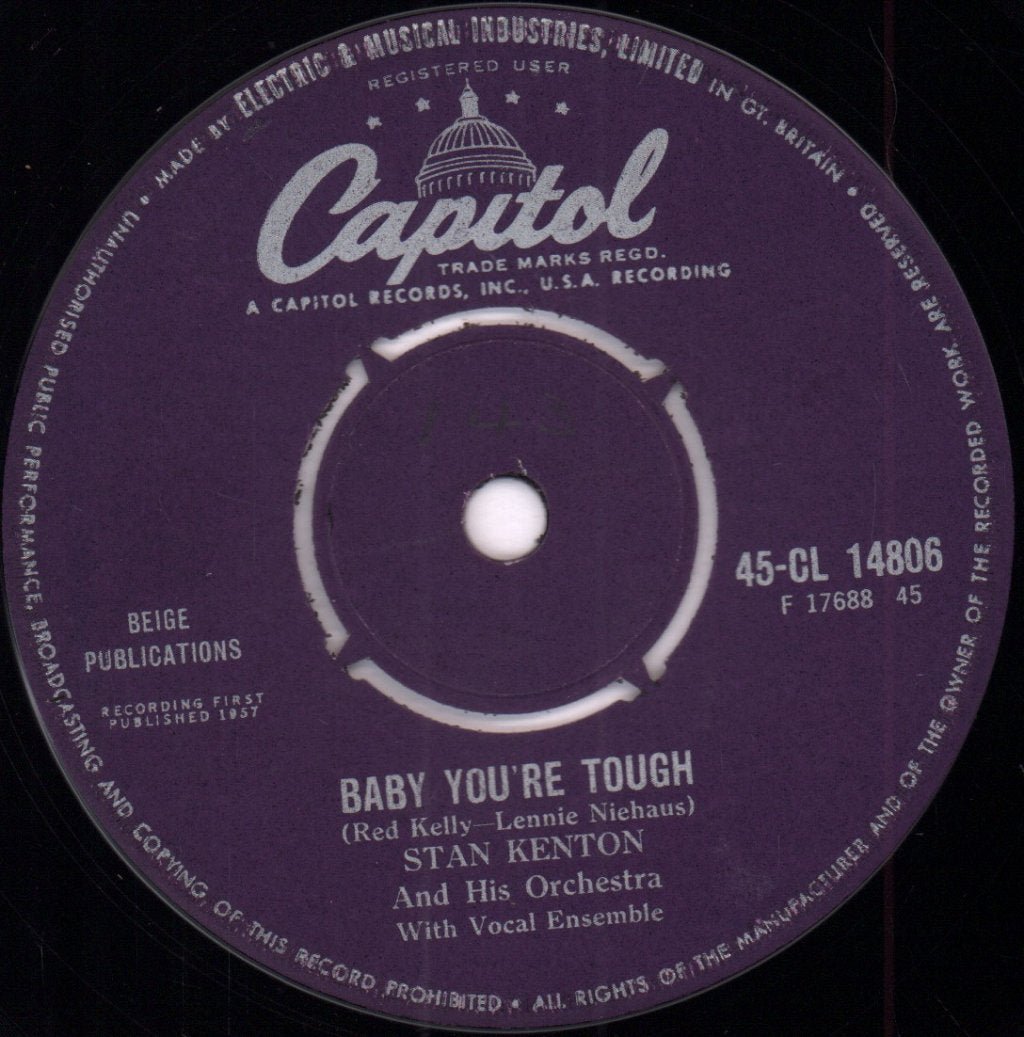 Stan Kenton - baby you're tough - 7 Inch