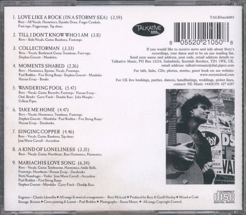 Rory Mcleod - Footsteps And Heartbeats - Cd