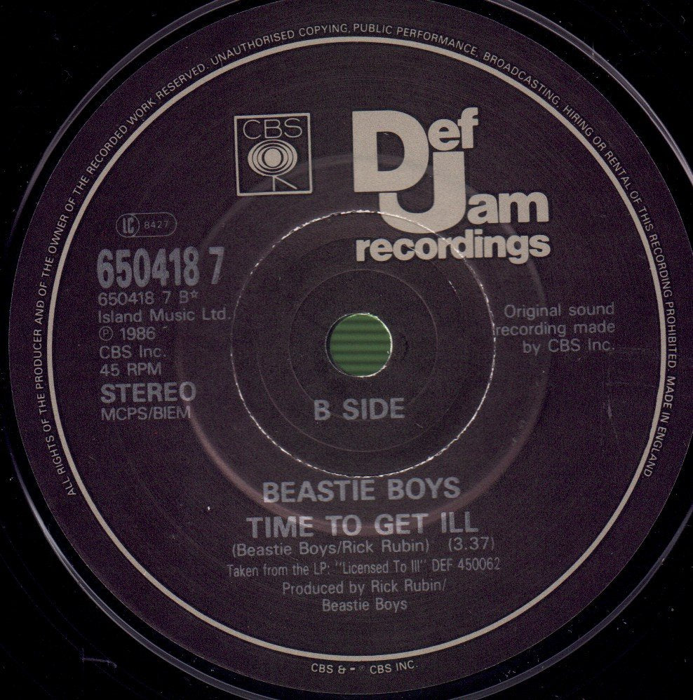 Beastie Boys - Fight For Your Right - 7 Inch