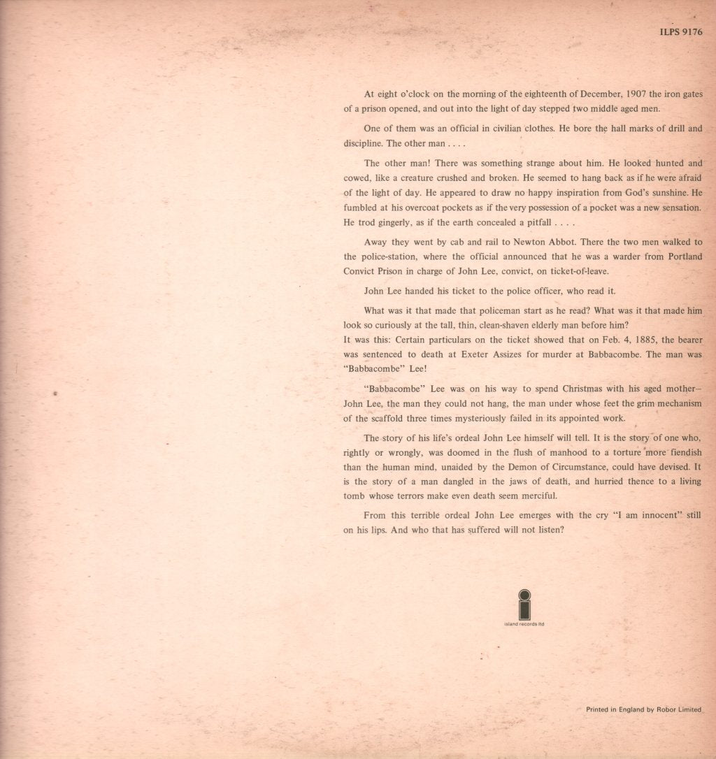 Fairport Convention - Babbacombe Lee - Lp