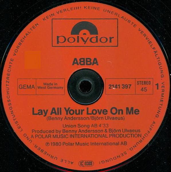 ABBA - Lay All Your Love On Me - 12 Inch