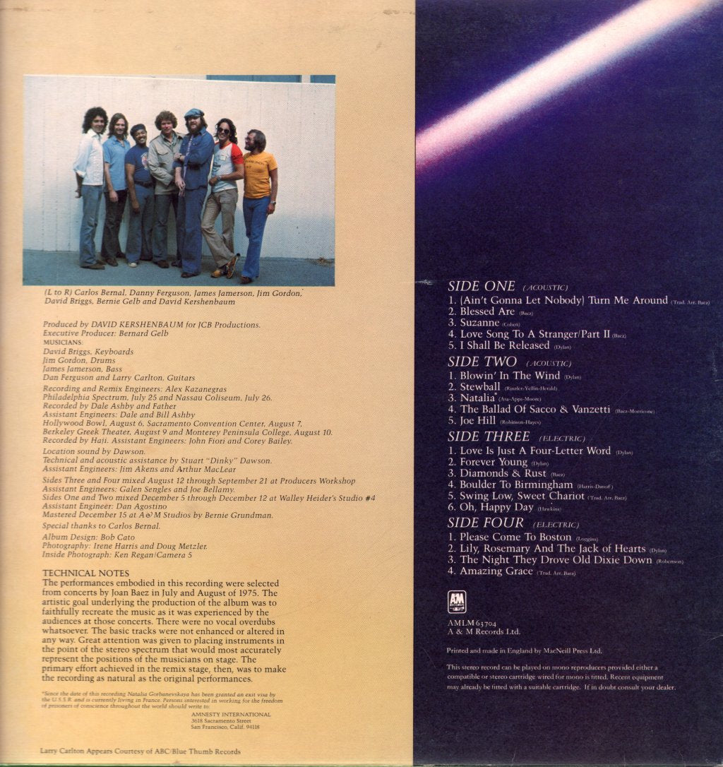 Joan Baez - From Every Stage - Double Lp