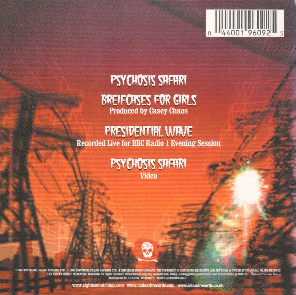 Eighties Matchbox B Line Disaster - Psychosis Safari - Cd