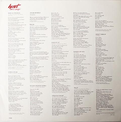 Heart - Bebe Le Strange - Lp