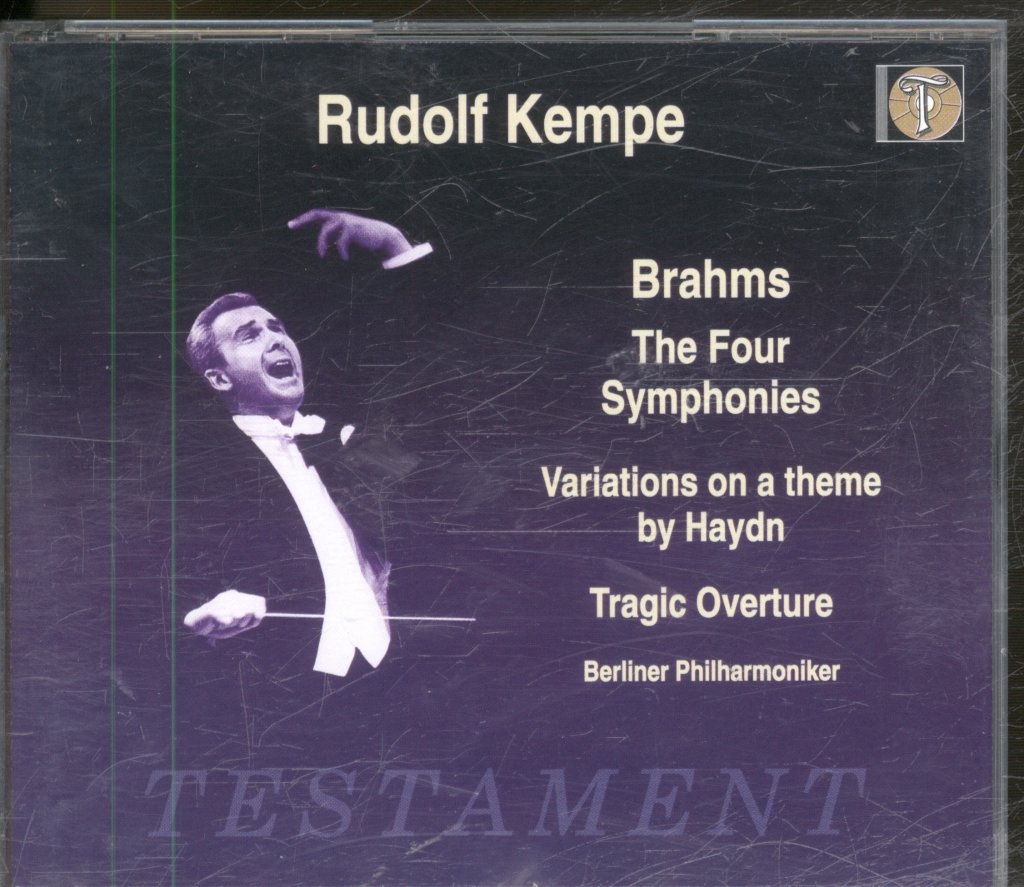 Rudolf Kempe, Berliner Philharmoniker - Brahms - Four Symphonies / Variations On A Theme / Tragic Overture - Triple Cd