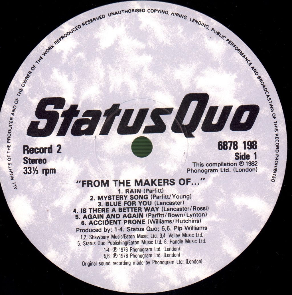 Status Quo - From The Makers Of - Lp Box Set