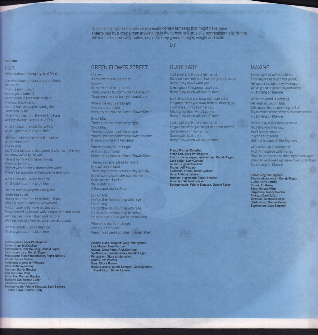 Donald Fagen - Nightfly - Lp