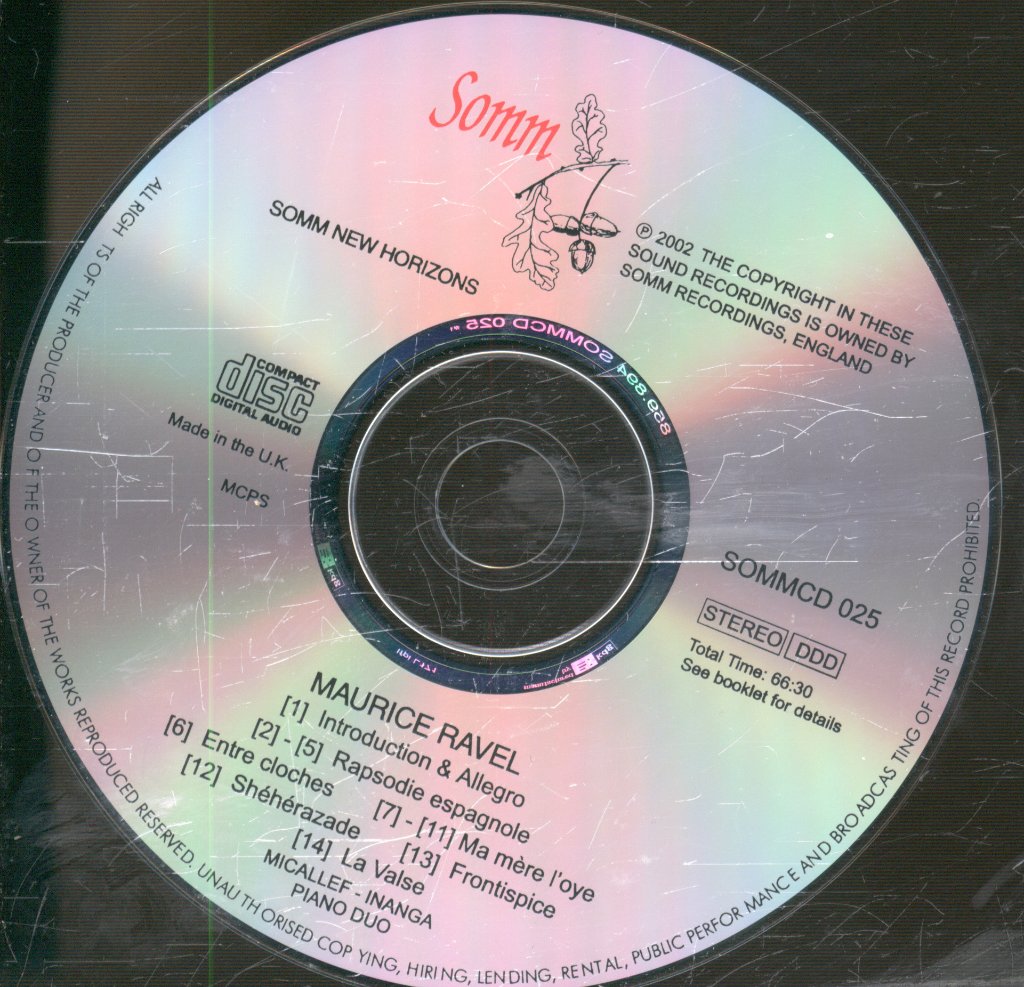 Jennifer Micallef, Glen Inanga - Ravel: Music For Two Pianos - Cd