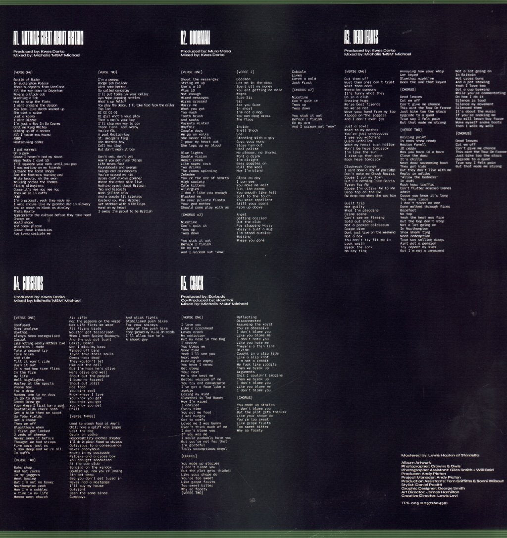 Slowthai - Nothing Great About Britain - Lp