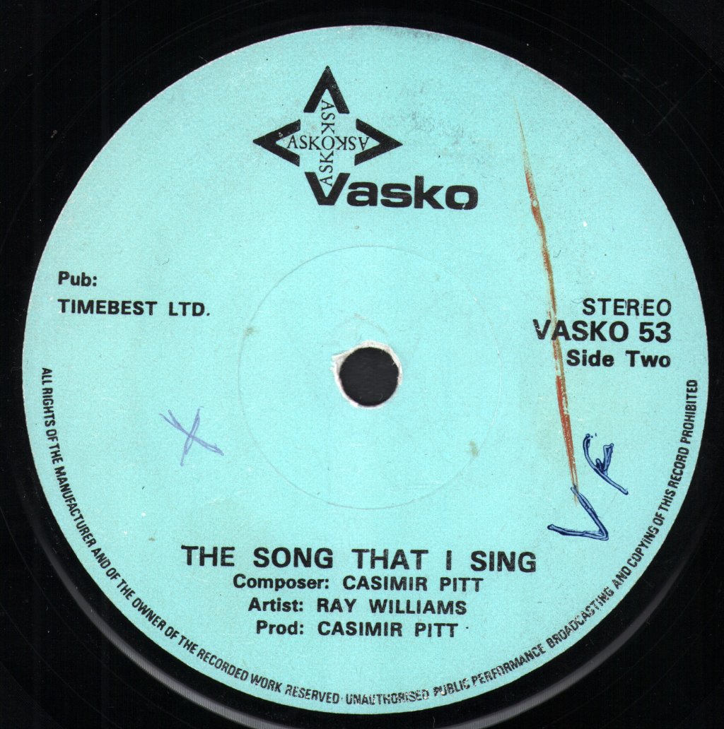 Ray Williams - It's Been A Long Time - 7 Inch