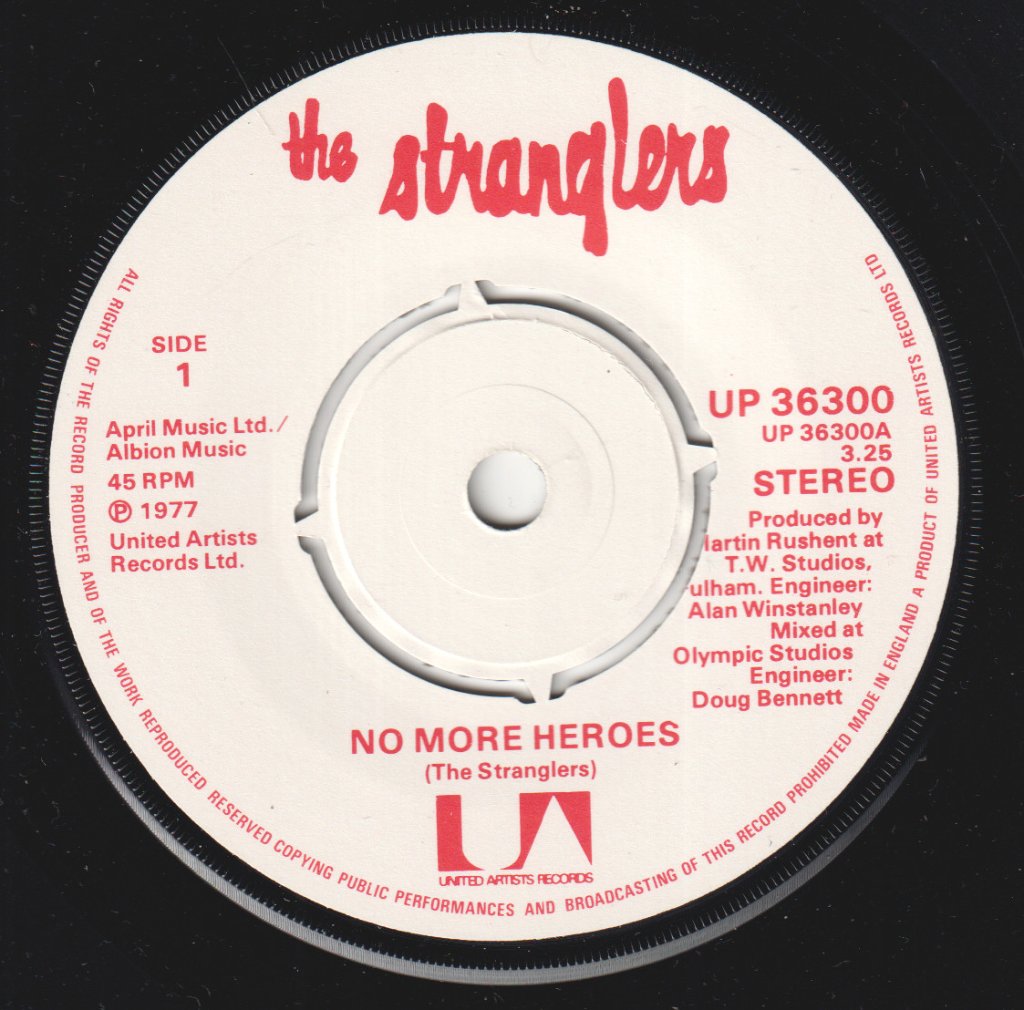 Stranglers - No More Heroes - 7 Inch