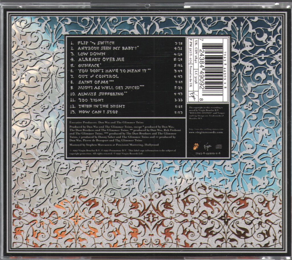 Rolling Stones - Bridges To Babylon - Cd
