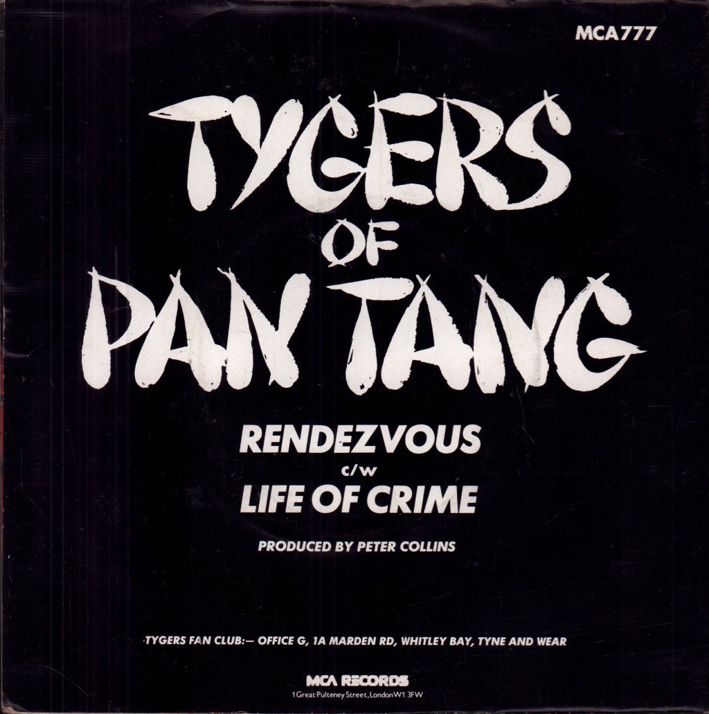 Tygers Of Pan Tang - Rendezvous - 7 Inch