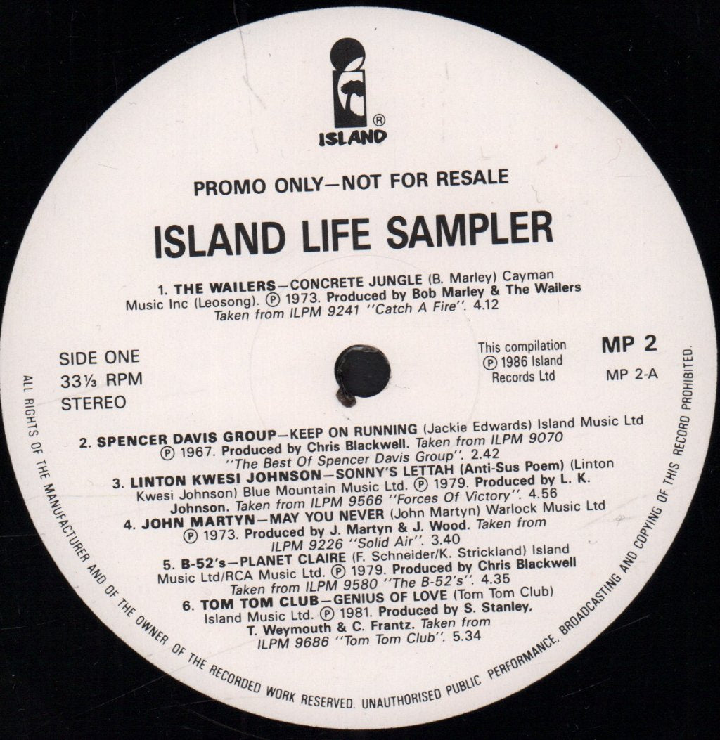 Various Artists - Island Life Media Sampler October/November - Lp