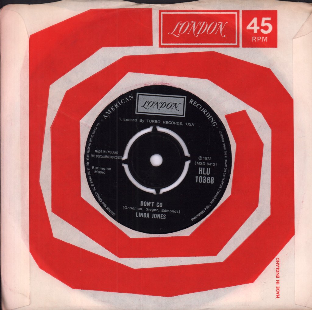 Linda Jones - For Your Precious Love - 7 Inch