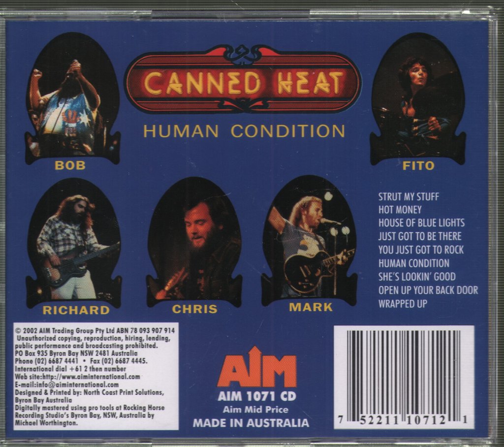 Canned Heat - Human Condition - Cd