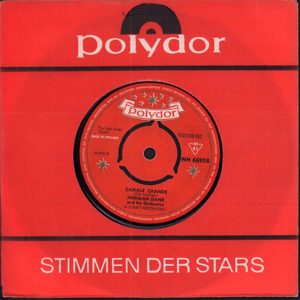 norman dane and his orchestra - Girls From Copenhagen - 7 Inch