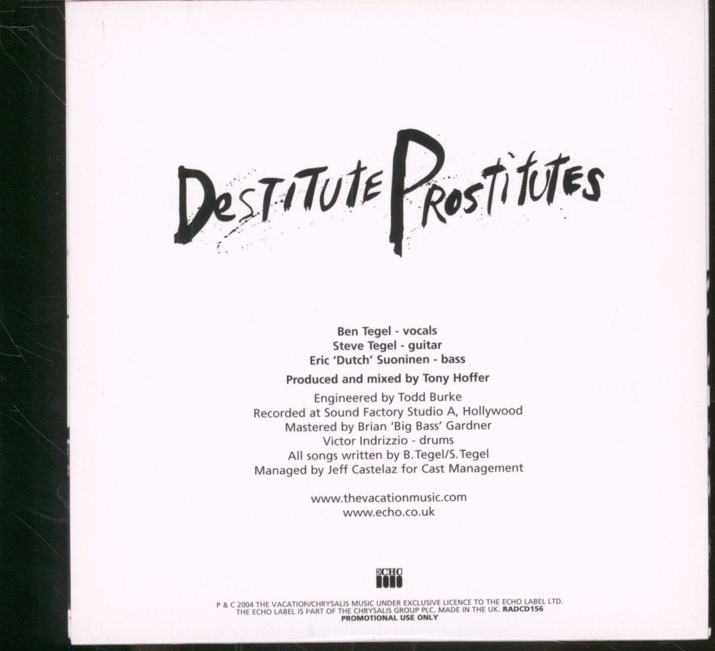 Vacation - Destitute Prostitutes - Cd