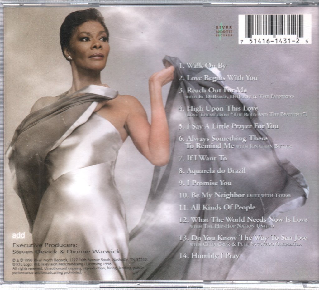 Dionne Warwick - Dionne Sings Dionne - Cd