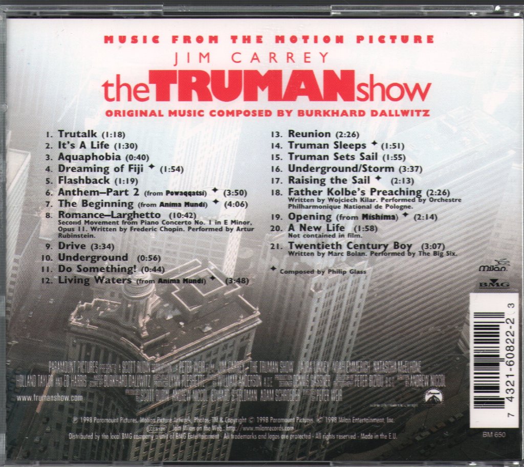 Truman Show - Music From The Motion Picture - Cd