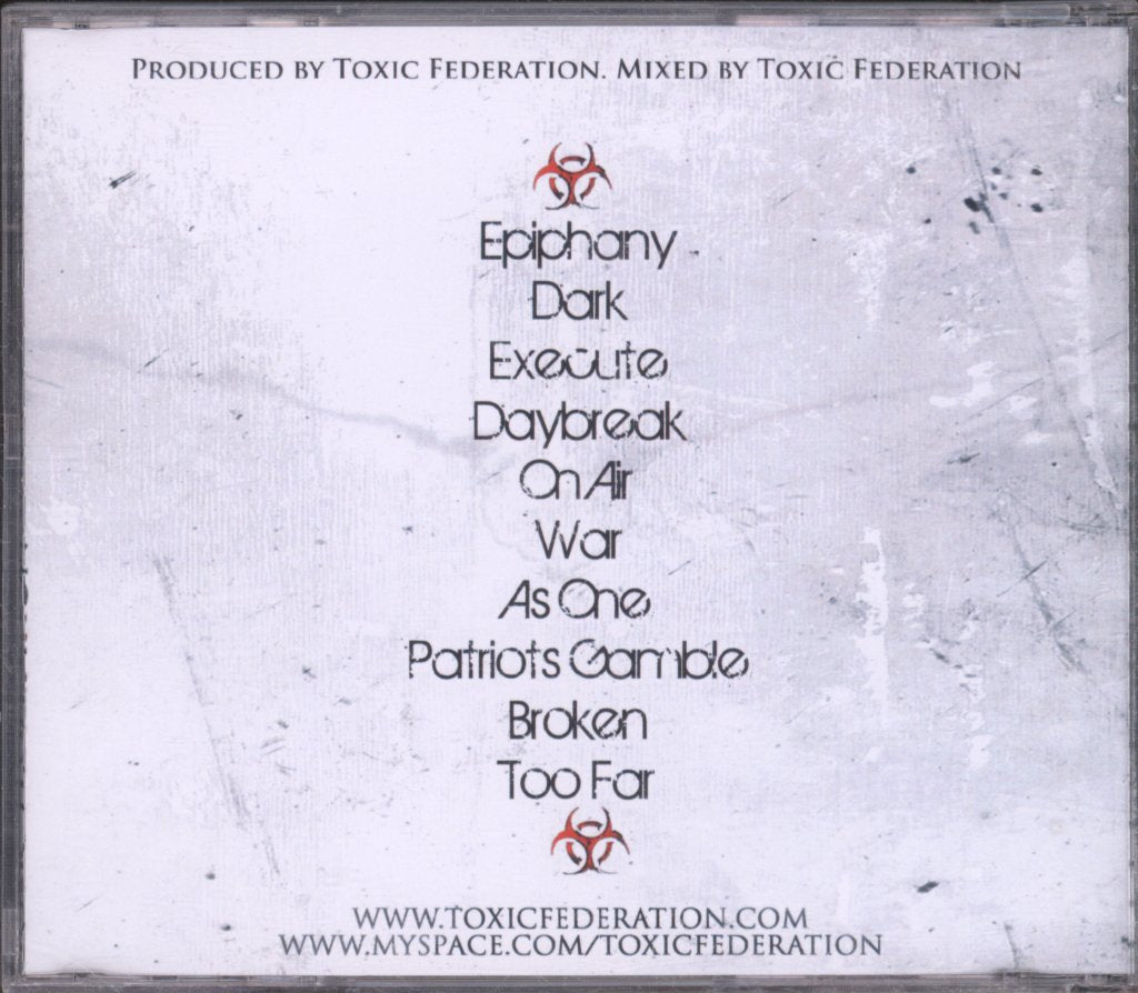 Toxic Federation - As One - Cdr