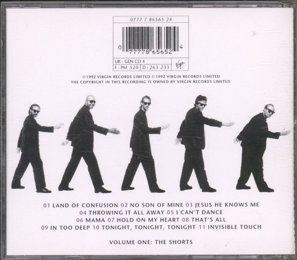 Genesis - Live / The Way We Walk (Volume One: The Shorts) - Cd
