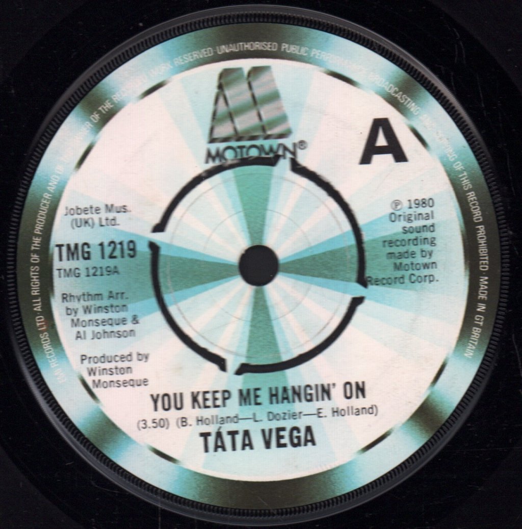 Tata Vega - You Keep Me Hangin On - 7 Inch