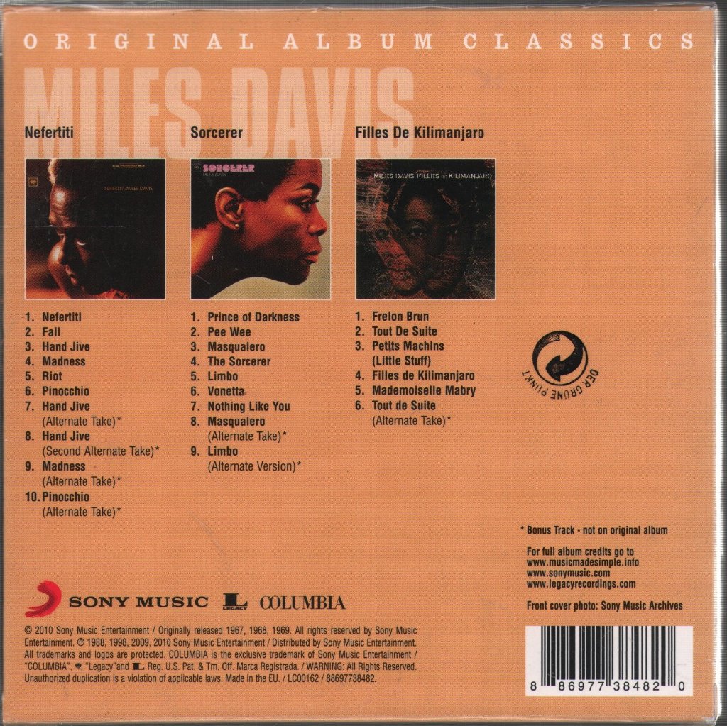 Miles Davis - Original Album Classics - Cd Set