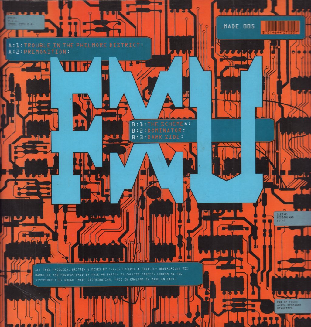 fxu - Steel City E.P. - 12 Inch