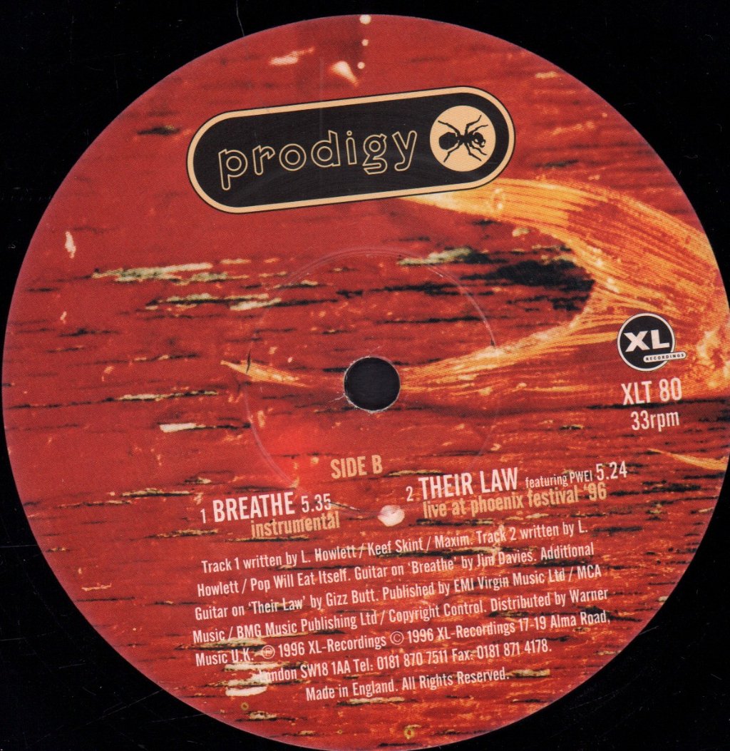 Prodigy - Breathe - 12 Inch
