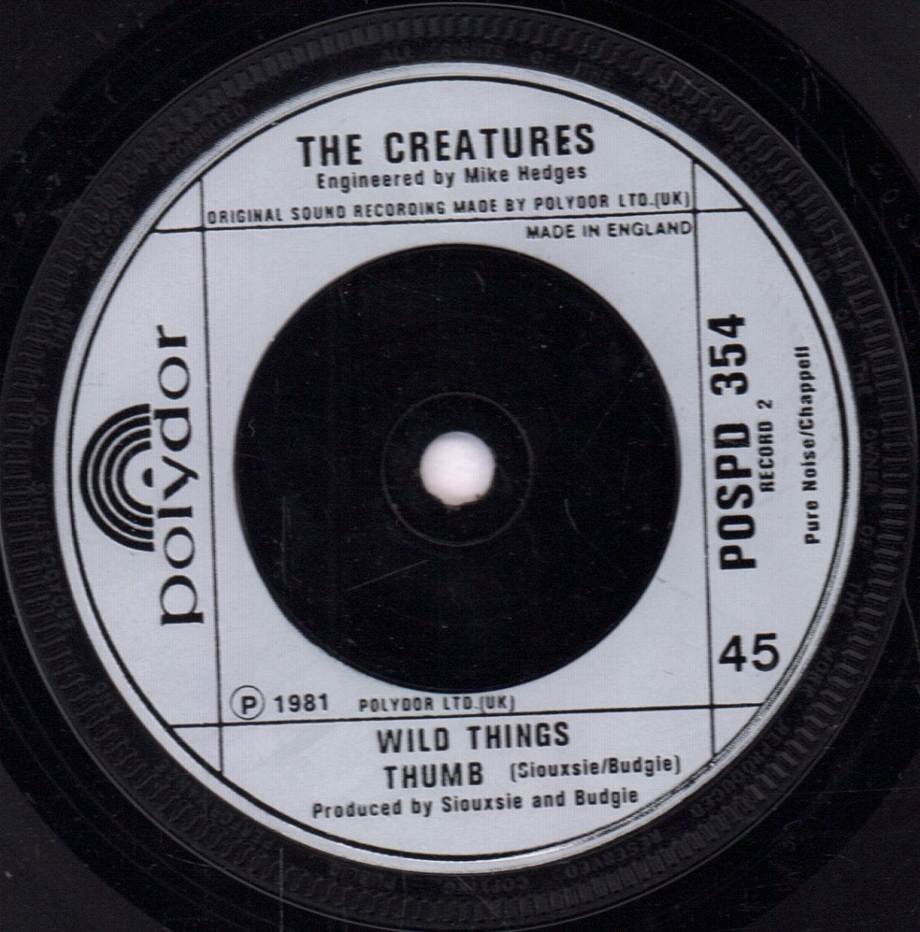 Creatures (Siouxsie) - Wild Things - Double 7 Inch