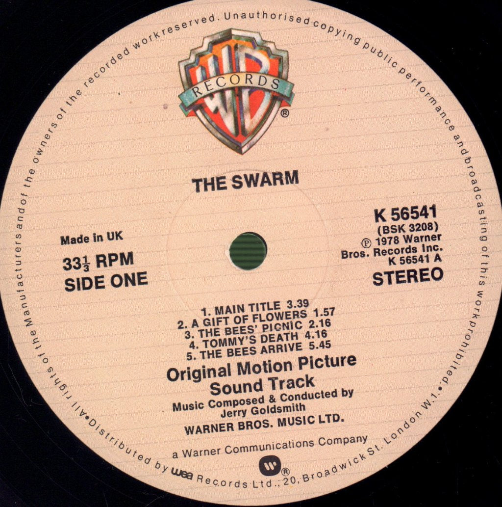 Jerry Goldsmith - Swarm (Original Motion Picture Soundtrack) - Lp