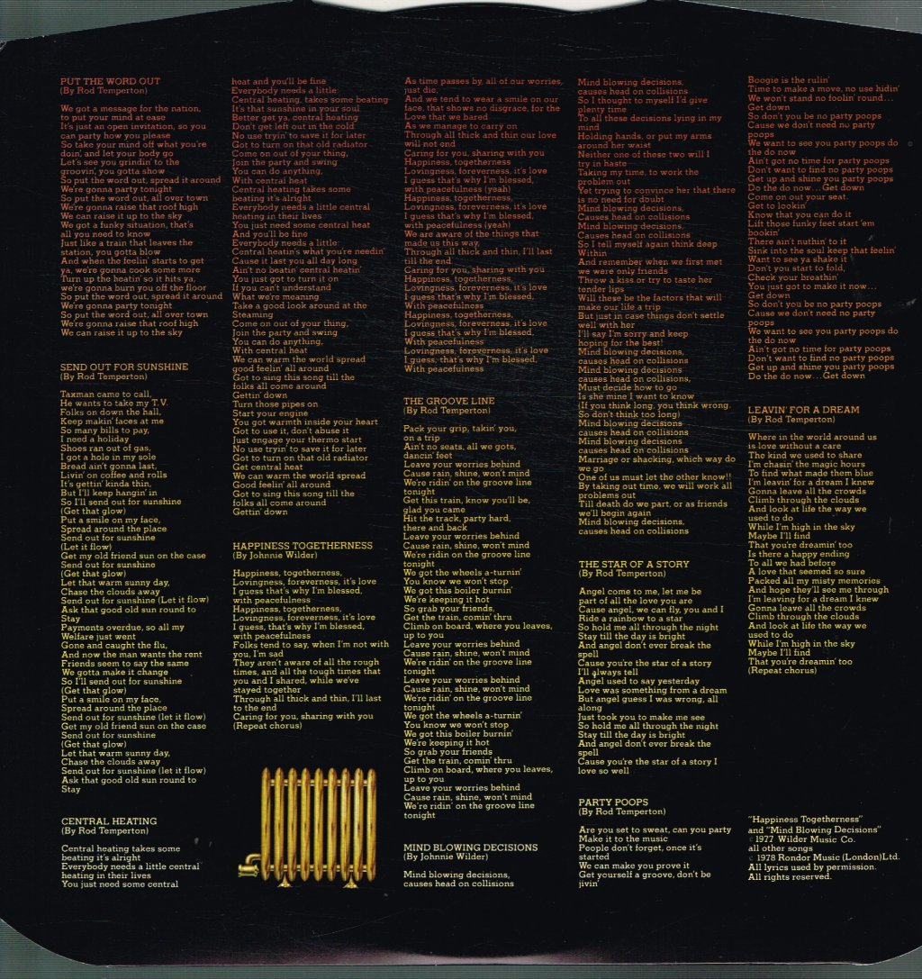 Heatwave - Central Heating - Lp